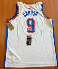 ALEX CARUSO Signed Autographed OKC Thunder Jersey w/ 2025 Champs JSA COA Size XL picture