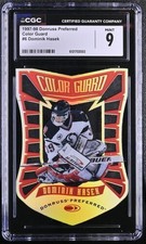 1997-98 Donruss Preferred Color Guard #6 Hasek CGC 9 Die-Cut Foil Plastic /1500 picture