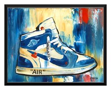 Atherton 11x14 Original Air Jordan 1 Inspired Sneaker Painting Pop Art Acrylic picture