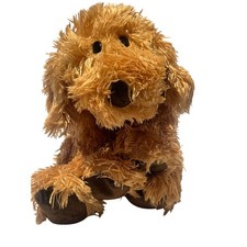 Ty Classic Calhoun Dog Plush Golden Brown Shaggy Stuffed Animal Vintage 2003 picture