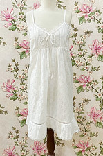 SoieRose 100% Cotton Victorian Lace Trim Nightgown - SR-1296 picture