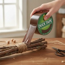 Versatile 60ft Brown Duct Tape - Heavy Duty for Repairs and Creative Projects picture