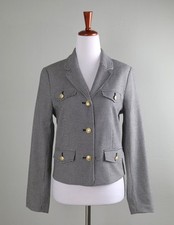 TALBOTS NWT $149 Houndstooth Four Pocket Lined Jacket Top Size 8 Petite picture