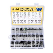 Electrolytic Capacitor Assortment Kit 240pcs 0.1uF to 1000uF 10V 16V Value picture