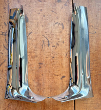 1955 1956 1957 CHEVY CONVERTIBLE INNER A PILLAR STAINLESS MOLDING 55-57 picture