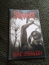 slipknot 2015 itinerary book picture