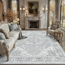 9X12 Grey Neutral Area Rug picture