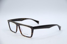 NEW YOHJI YAMAMOTO YY1045 169 HAVANA SILVER AUTHENTIC FRAMES EYEGLASSES 57-16 picture