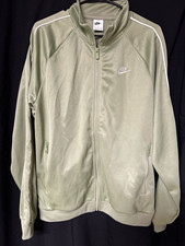 Nike Sportswear Men's Green Full-Zip Track Jacket w/ Pockets Size M DX0670-386 picture