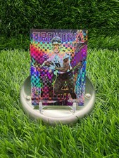 2021 Panini Prizm Kyle Pitts #F-13 RC Fireworks Purple Power Prizm /49 Rookie  picture