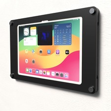 Acrylic Wall Mount Floating Frameless Display w Metal Standoff for iPad Tablets picture