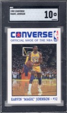 1989 CONVERSE MAGIC JOHNSON GRADED SGC GEM MINT 10 picture