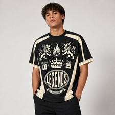 Rebel Minds Legends Paradise Jersey Tee – Black/Cream picture