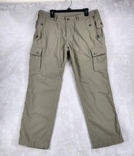 Clothing Arts P^Cubed Pick Pocket Proof Pants Mens 36x30 Green Cargo Travel picture