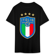 Italia Pride Italian Roots Themed Gift Italy Flag Theme T-Shirt picture