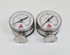 Anderson Instruments 0916178 / 0326760 Gauge 0-20 PSI 0-2 BAR (Lot of 2 pcs) picture