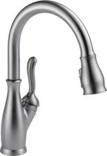 Delta Leland Pull-Down Kitchen Faucet Arctic Stainless-Certified Refurbished picture