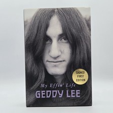 Geddy Lee Rush Signed Book My Effin Life Autographed 1st First Edition picture