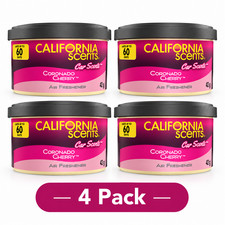 California Scents Air Freshener 4-Pack Car Air Freshener (Coronado Cherry) picture