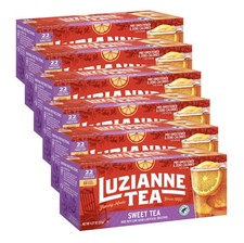 Luzianne Sweet Iced Tea Bags, Family Size, 22ct Box (Pack of 6) picture