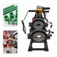 110V Pipe Fusion Welder 2 Clamps 63-200MM Manual PP PE HDPE Pipe Welding Machine picture