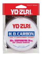 Yo-Zuri HD Carbon Disappearing Pink 30 Yards Fluorocarbon Leader picture