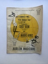 1956 Harlem Magicians First Year Multi Signed Program with Bill Spivey Kentucky picture