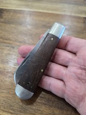 Vintage Case XX USA 9 Dot 1981 1199 SH R SS WHALER Single Blade Rope Knife picture