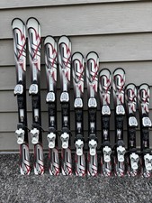 K2 Amp Strike Jr kids Skis w/ Marker 4.5 Bindings - GREAT CONDITION ALL SIZES picture