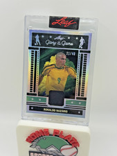 2026 Leaf Glory of the Game Ronaldo Nazario Brazil Game Used Jersey /40 picture