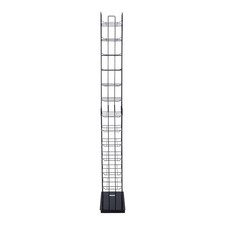SSWBasics Black Floor Standing Ball Cap Rack and Hat Display Rack picture