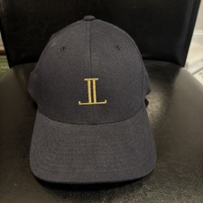 New Lucchese Bootmaker Hat Cap S/M blue Flex Fit Richardson  Mirrored L logo  picture