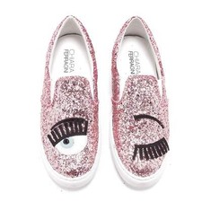 Chiara Ferragni Women's Donna Pink Glitter Slipper picture