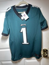 NWT Men’s M Jalen Hurts Philadelphia Eagles Nike Vapor Fuse Limited Home Jersey picture