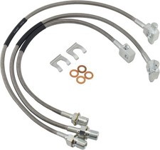 3PCS Stainless Steel Brake Lines Set Fits Chevy GMC C K Truck 4-6 Lift Durable picture