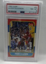 1986-87 Fleer - Hakeem Olajuwon #82 (RC) picture