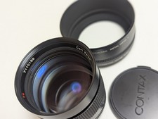 Rare MMG [Near Mint w/Hood] Contax Carl Zeiss Planar T* 85mm f1.4 C/Y Japan 84 picture