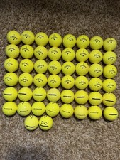 50 Mint Yellow Callaway Supersoft Golf Balls  picture