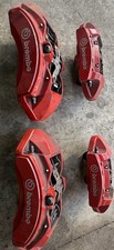 JEEP GRAND CHEROKEE SRT OEM FRONT REAR BREMBO BRAKE CALIPERS SET RED picture