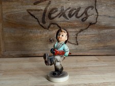Vintage Goebel Hummel Happy Traveler #109/0 Boy with Umbrella W Germany picture