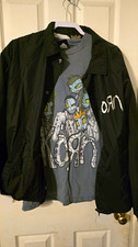 Vintage Korn Issues Promo Jacket + Giant Merch T-Shirt 2000 Size L RARE picture