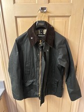 Barbour Bedale Waxed Jacket — Size 40 — Sage Green — Lightly Worn — Excellent Co picture