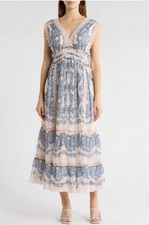 NWT-Allsaints Xanthe Maxi Dress - Size 10 picture