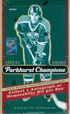 2022-23 Upper Deck Parkhurst Champions Hockey Factory Sealed Hobby Box picture
