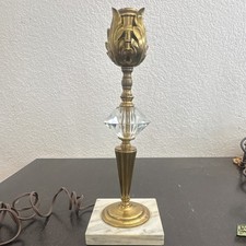 VINTAGE ANTIQUE 1960s HOLLYWOOD REGENCY-STYLE ACCENT LAMP picture