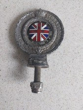 Vintage RAC Royal Automobile Club Associate Badge Car Enamel Union Jack 1920's picture