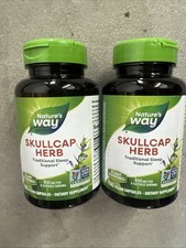 2x Nature's Way Scullcap Herb, 850 mg per serving, 200 Capsules Total. Sleep picture