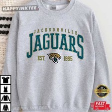 Jacksonville Jaguars Football Team Super Bowl Ash Crewneck Sweatshirt 90s RM3014 picture