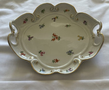 Meissen Scattered Flowers Oval Serving Platter 10