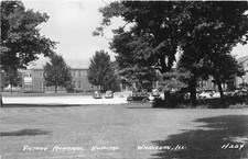J62/ Waukegan Illinois RPPC Postcard c1940s Victory Memorial Park  211 picture